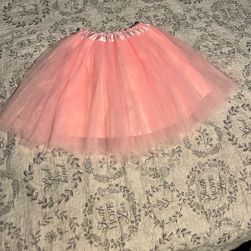 Amazon Light Pink A-Line Tulle Skirt